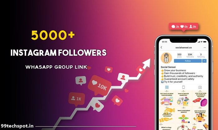 2000+ Best Instagram Followers Whatsapp Group Join Links
