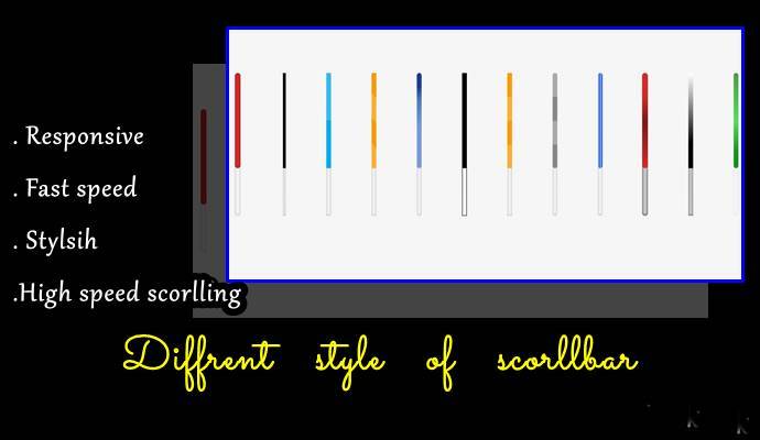 scrollbar for website