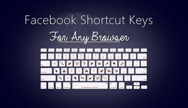 facebook keyword shortcut key for any browser