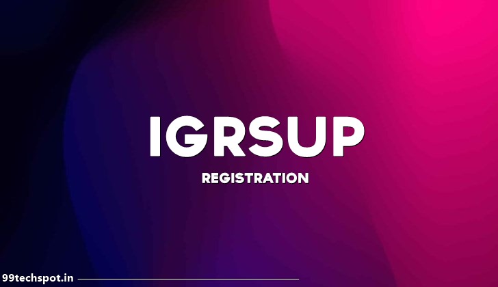 IGRSUP Registration | Stamp and registration department UP services?