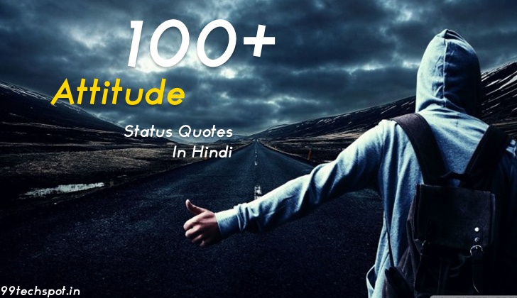 Top 100+ Attitute Status Sad Status Whatsapp Status in Hindi