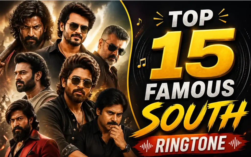 Top 15 Famous South Ringtone Download