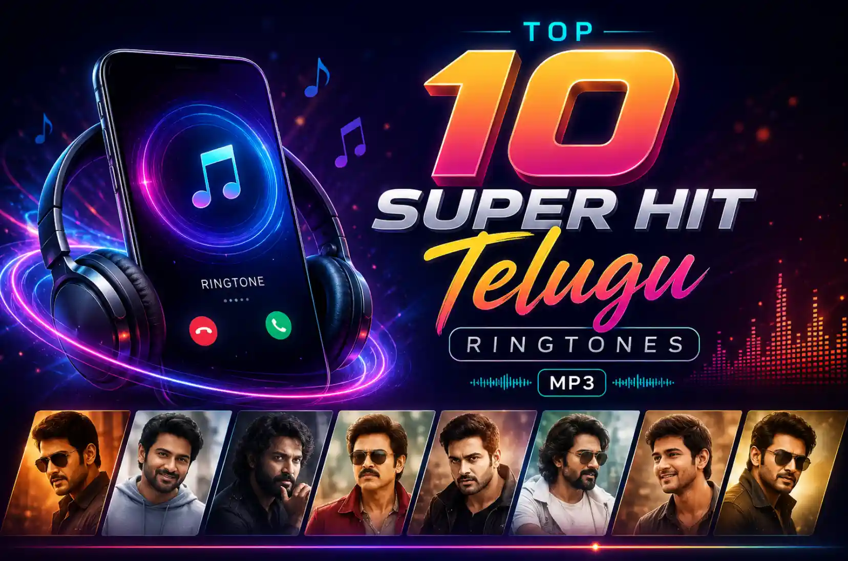 Top 10 Super Hit Telugu Ringtones Mp3 [320Kbps] Free